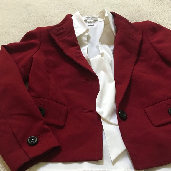 Kasper Burgundy Blazer- Nice! - Picture 4 of 8